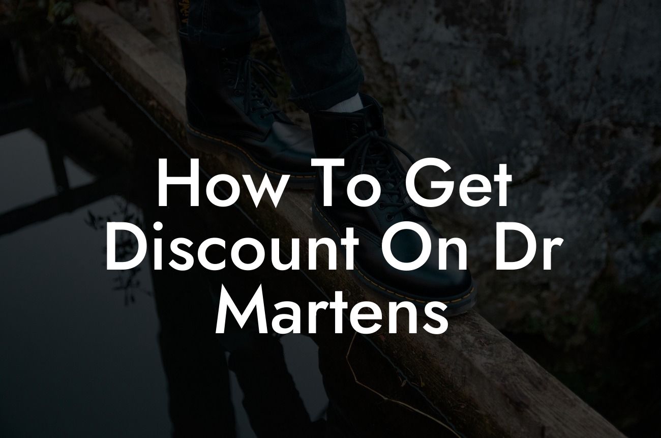 How To Get Discount On Dr Martens