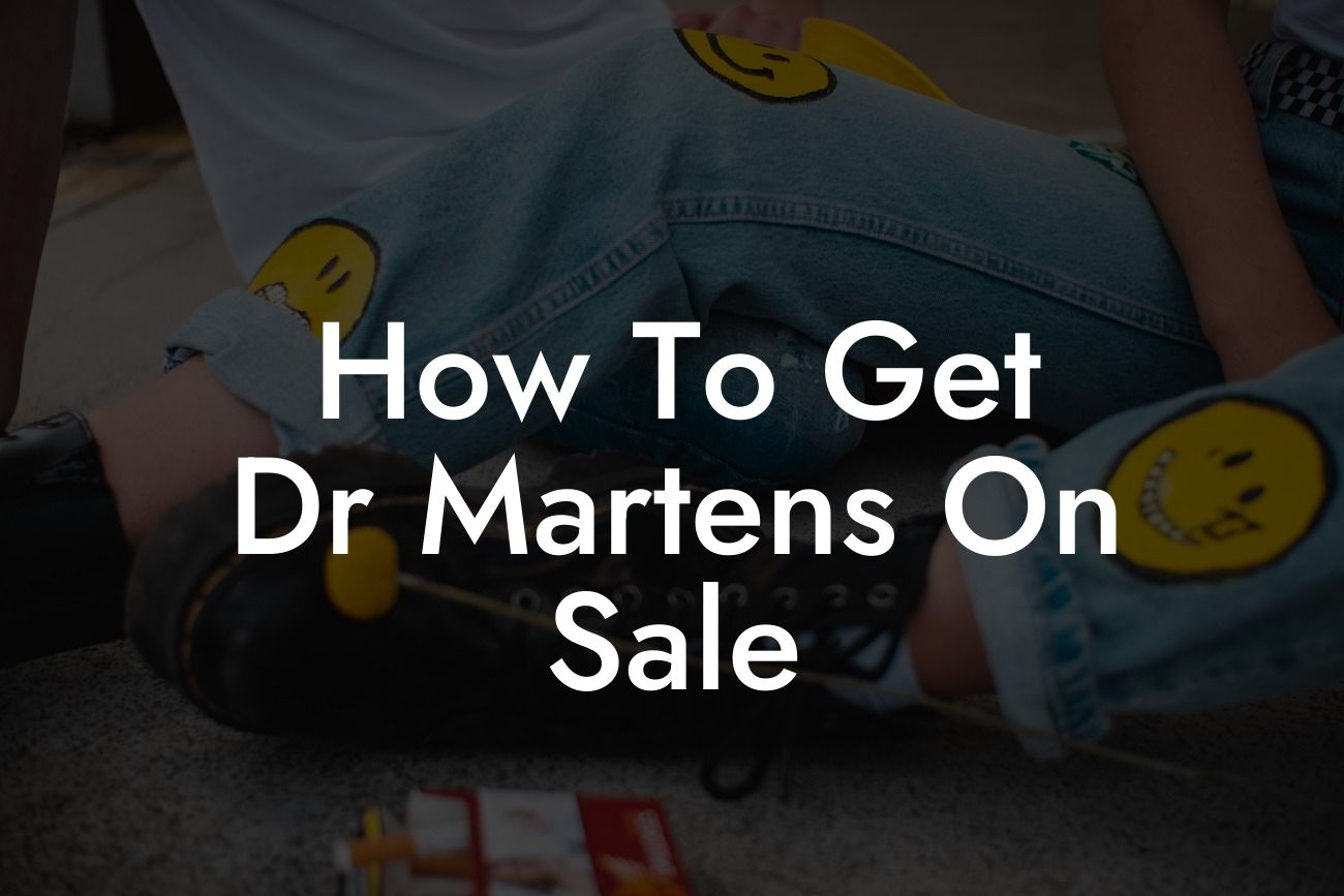 How To Get Dr Martens On Sale