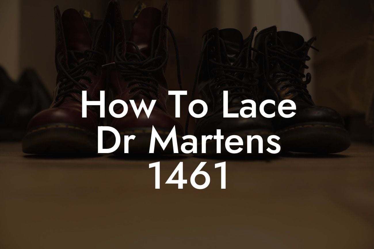 How To Lace Dr Martens 1461