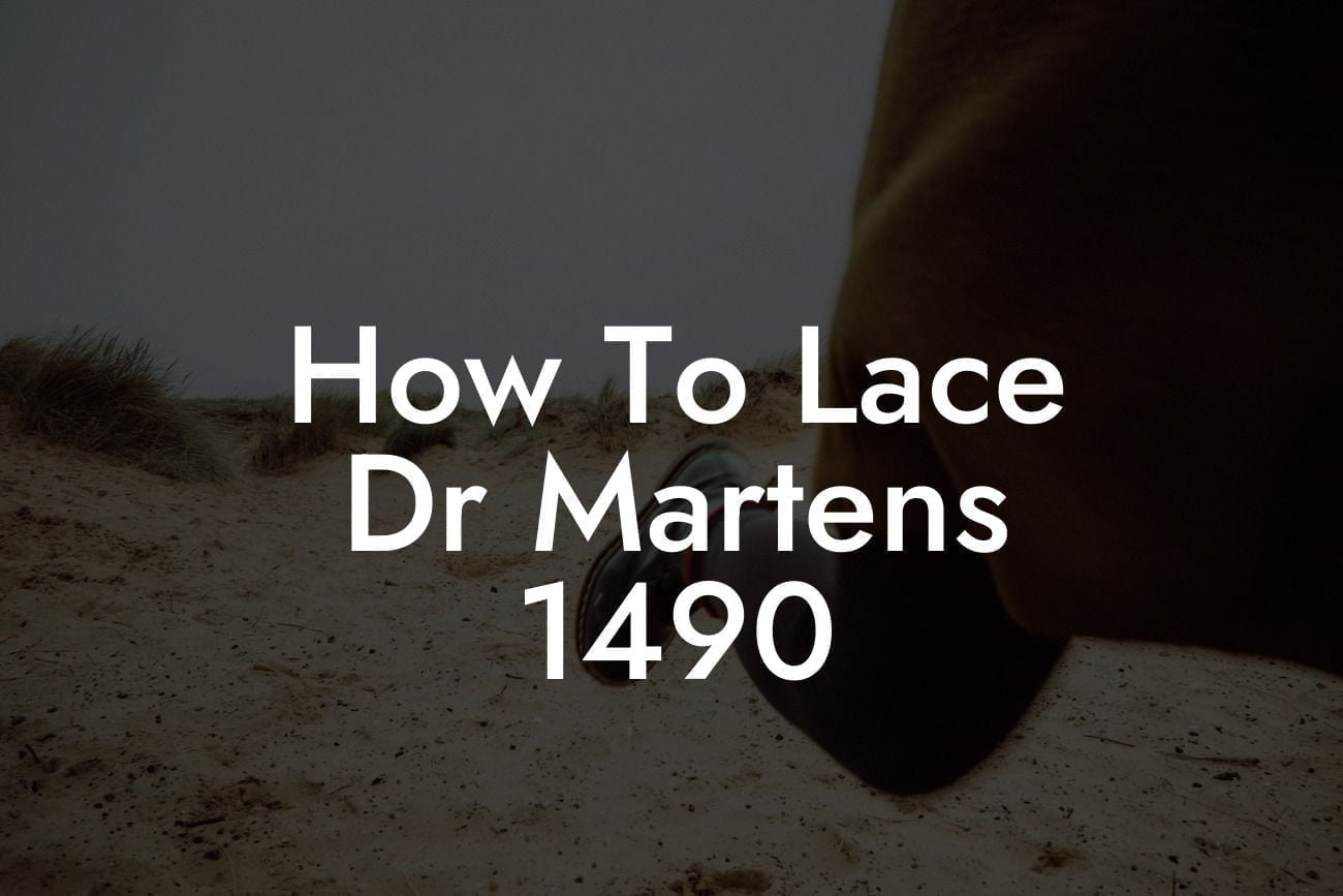 How To Lace Dr Martens 1490