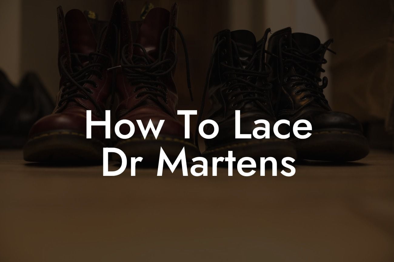 How To Lace Dr Martens