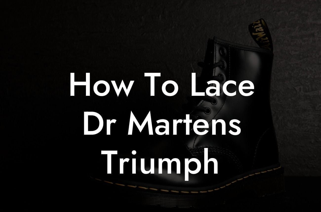 How To Lace Dr Martens Triumph