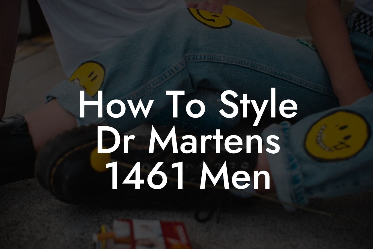 How To Style Dr Martens 1461 Men