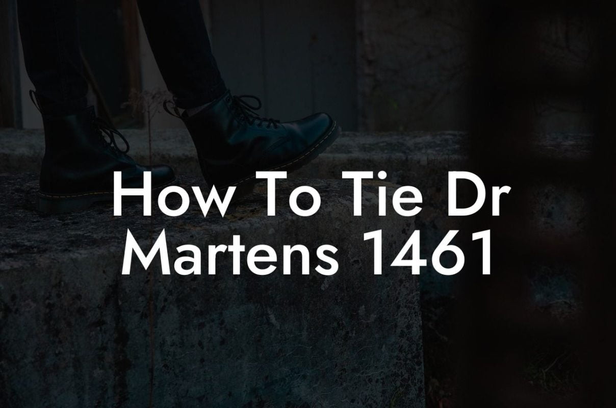 How To Tie Dr Martens 1461