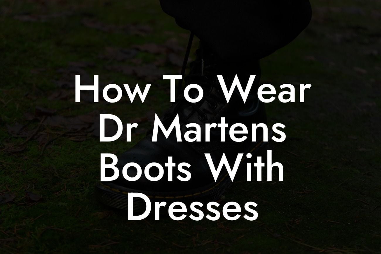 How To Wear Dr Martens Boots With Dresses