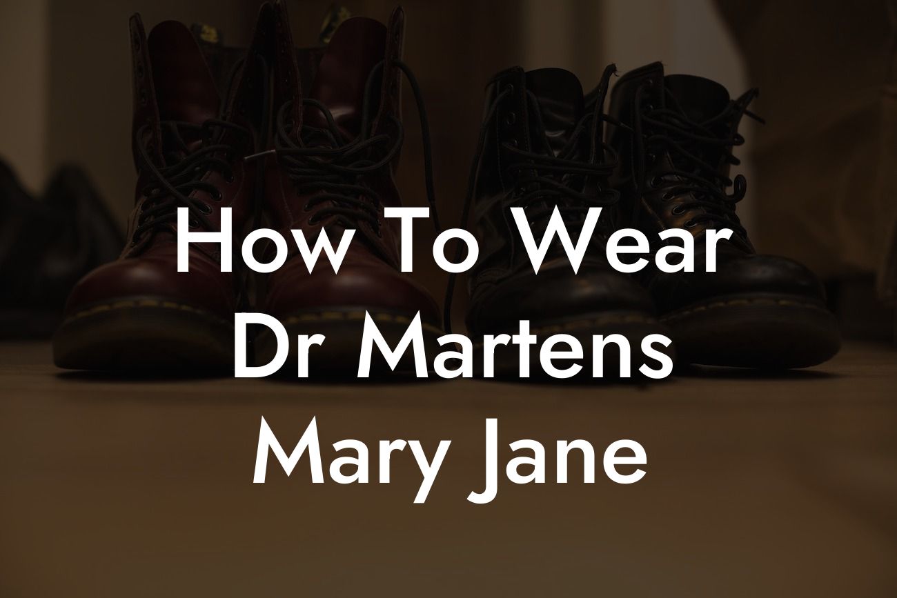 How To Wear Dr Martens Mary Jane