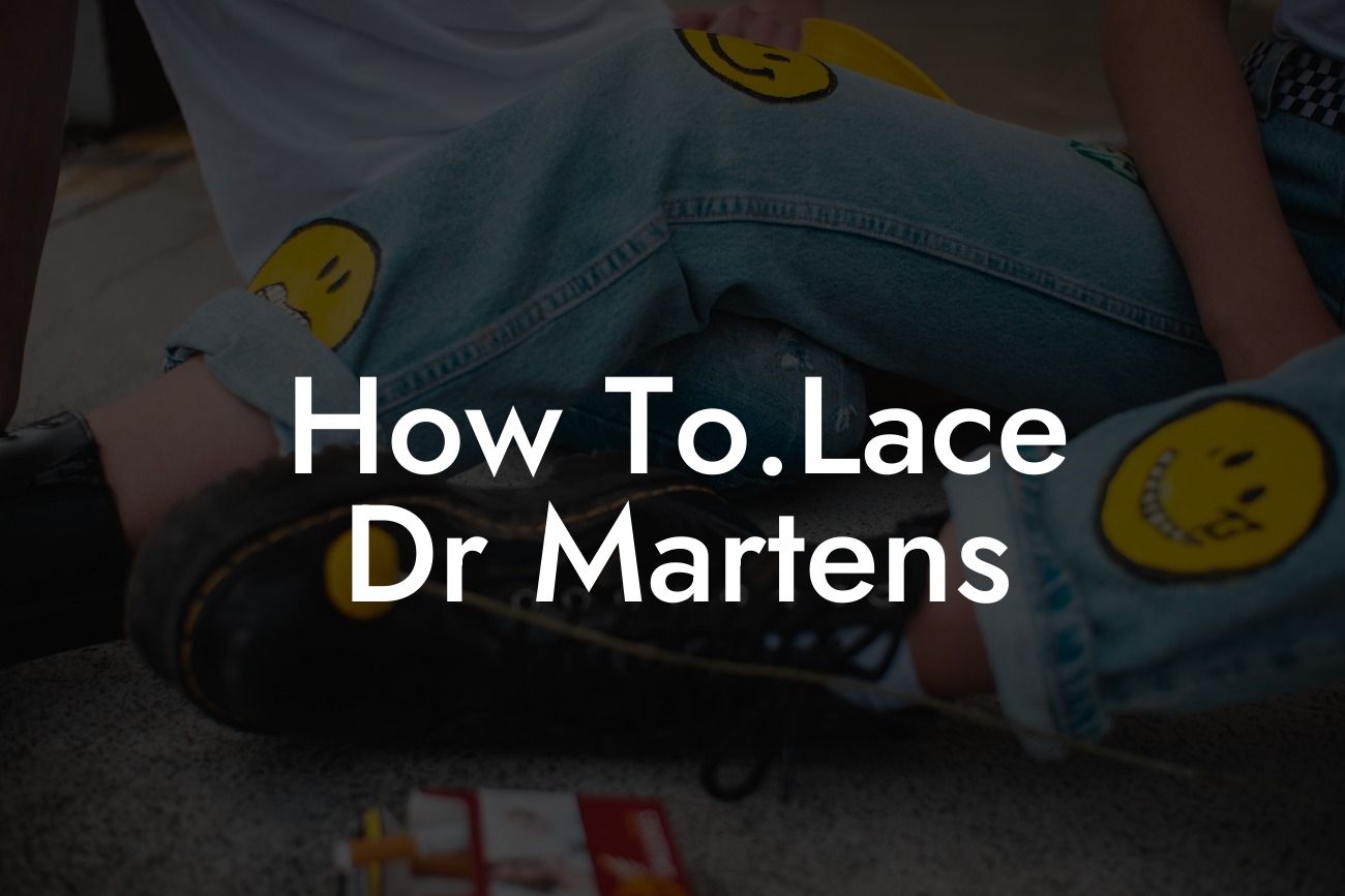 How To.Lace Dr Martens