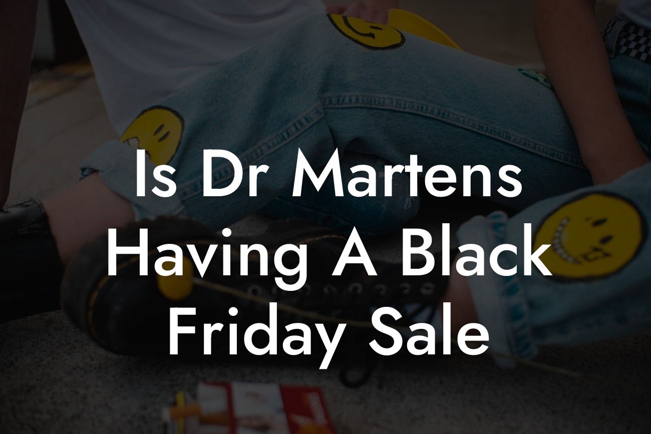 Is Dr Martens Having A Black Friday Sale