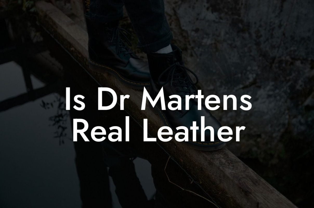 Is Dr Martens Real Leather