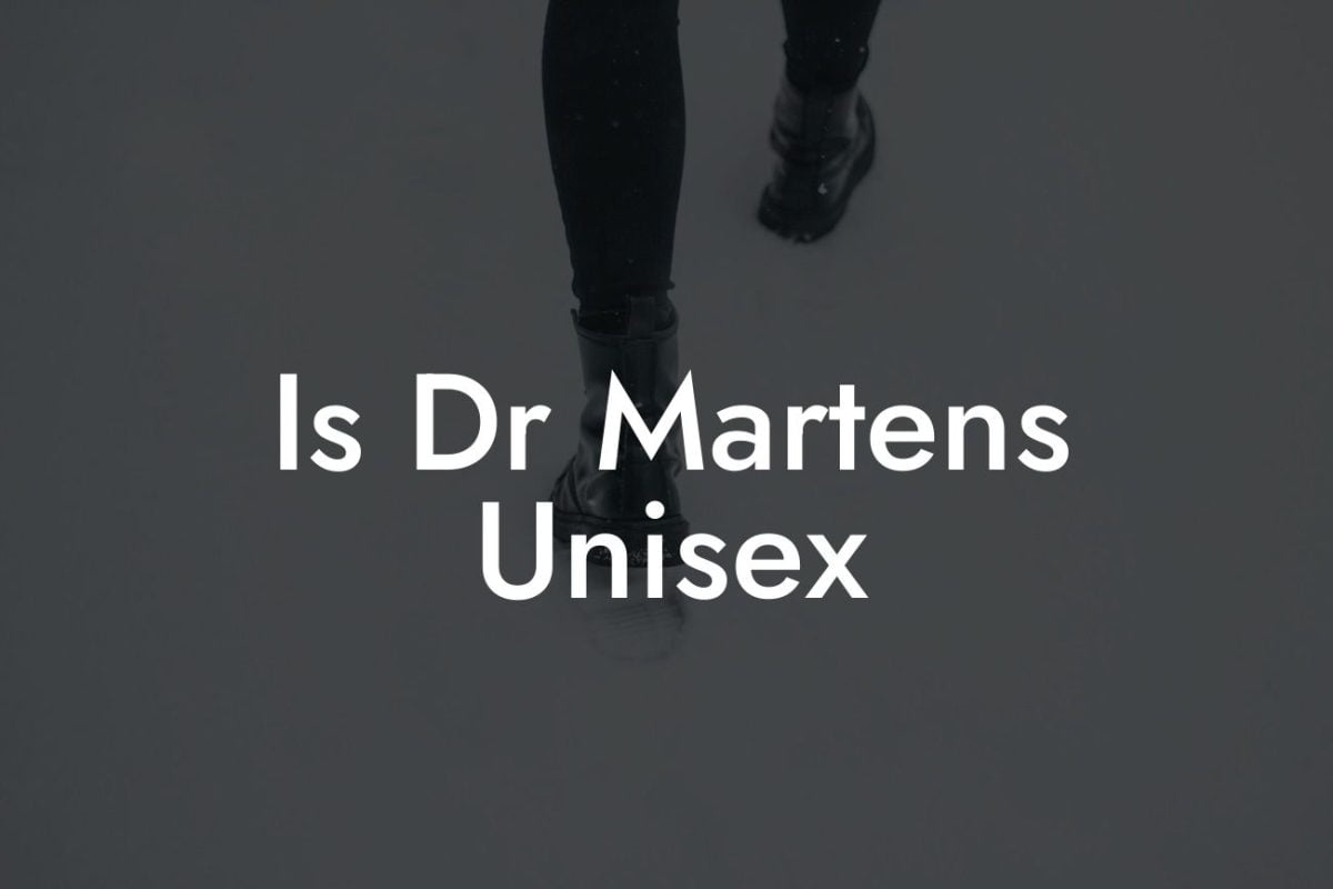 Is Dr Martens Unisex