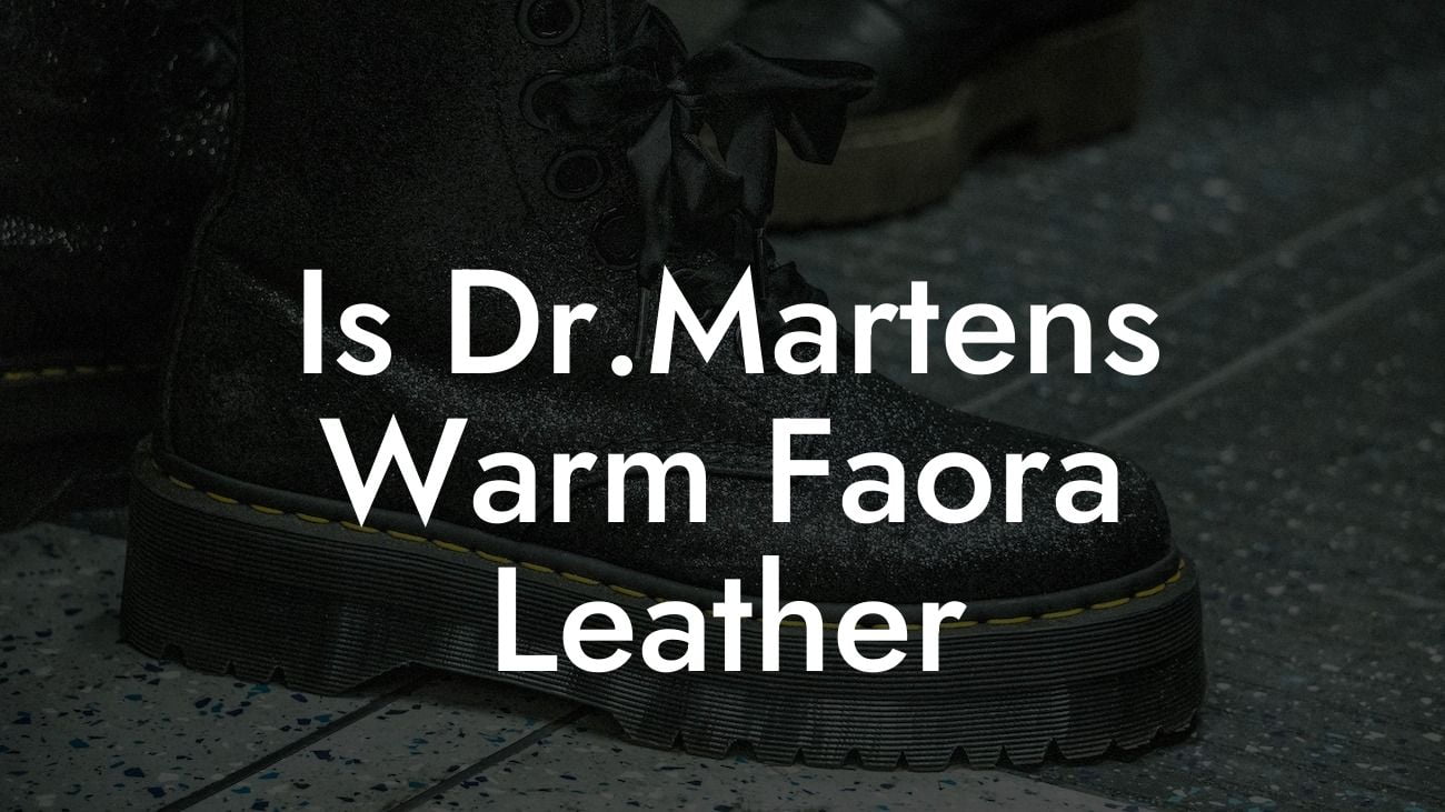 Is Dr.Martens Warm Faora Leather