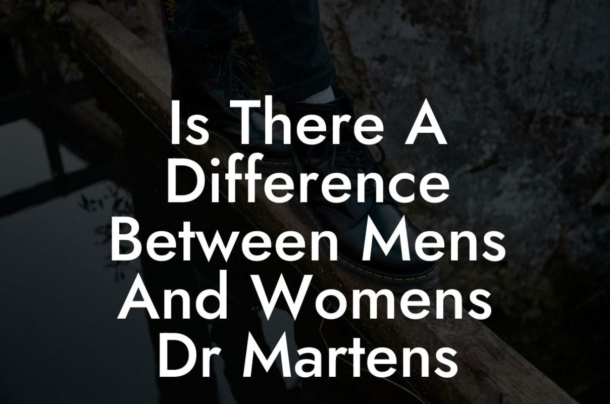 Is There A Difference Between Mens And Womens Dr Martens