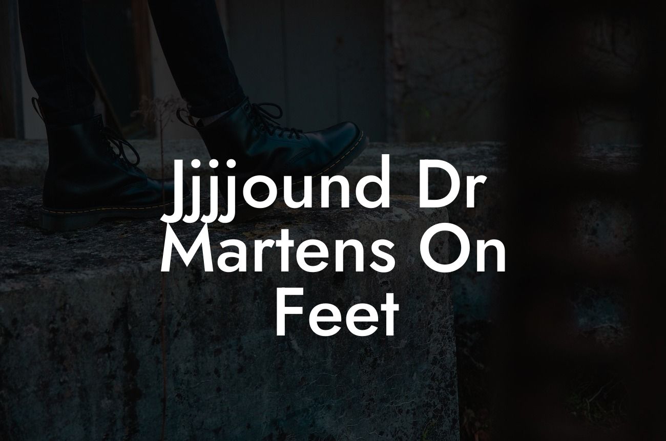 Jjjjound Dr Martens On Feet