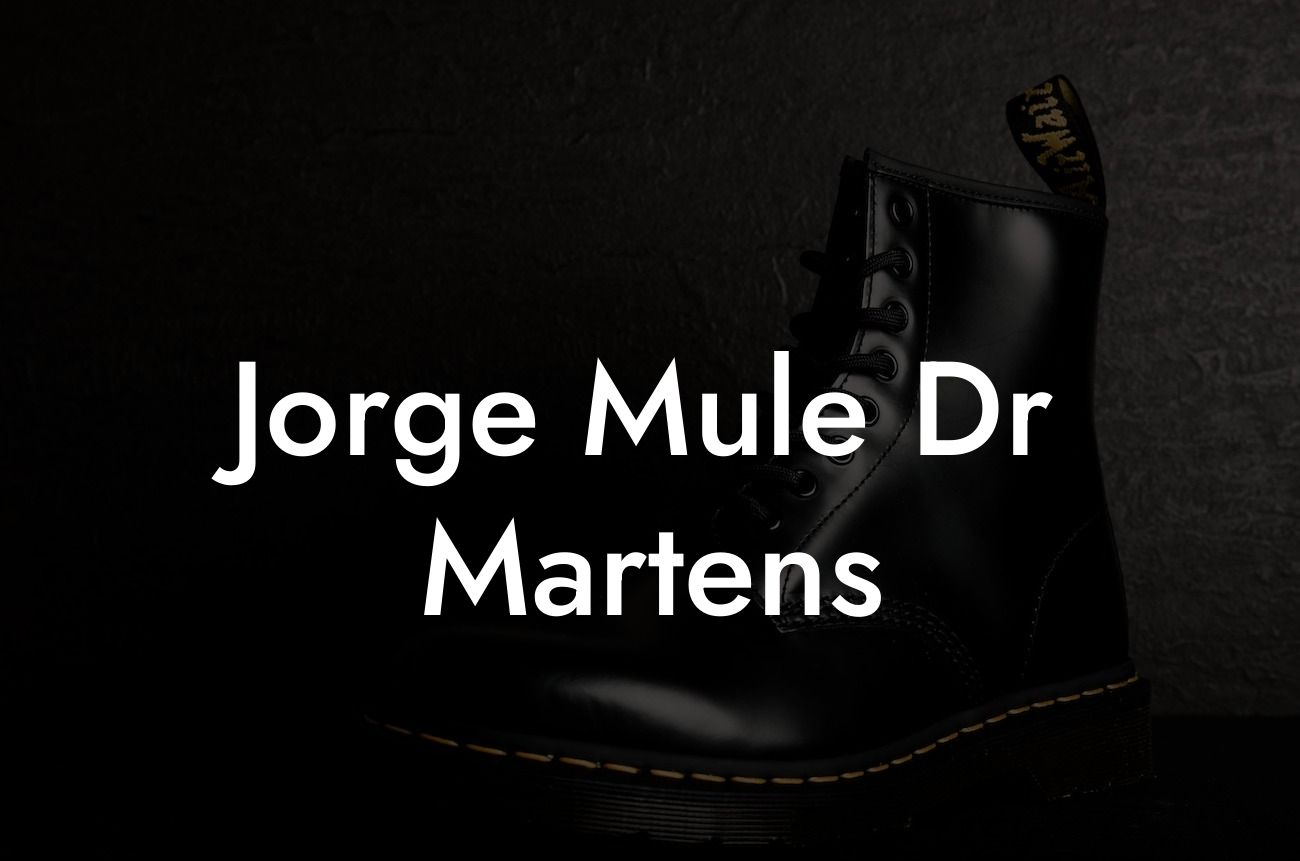 Jorge Mule Dr Martens