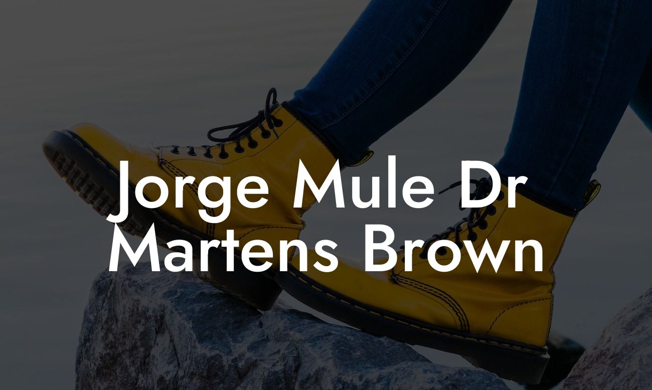 Jorge Mule Dr Martens Brown