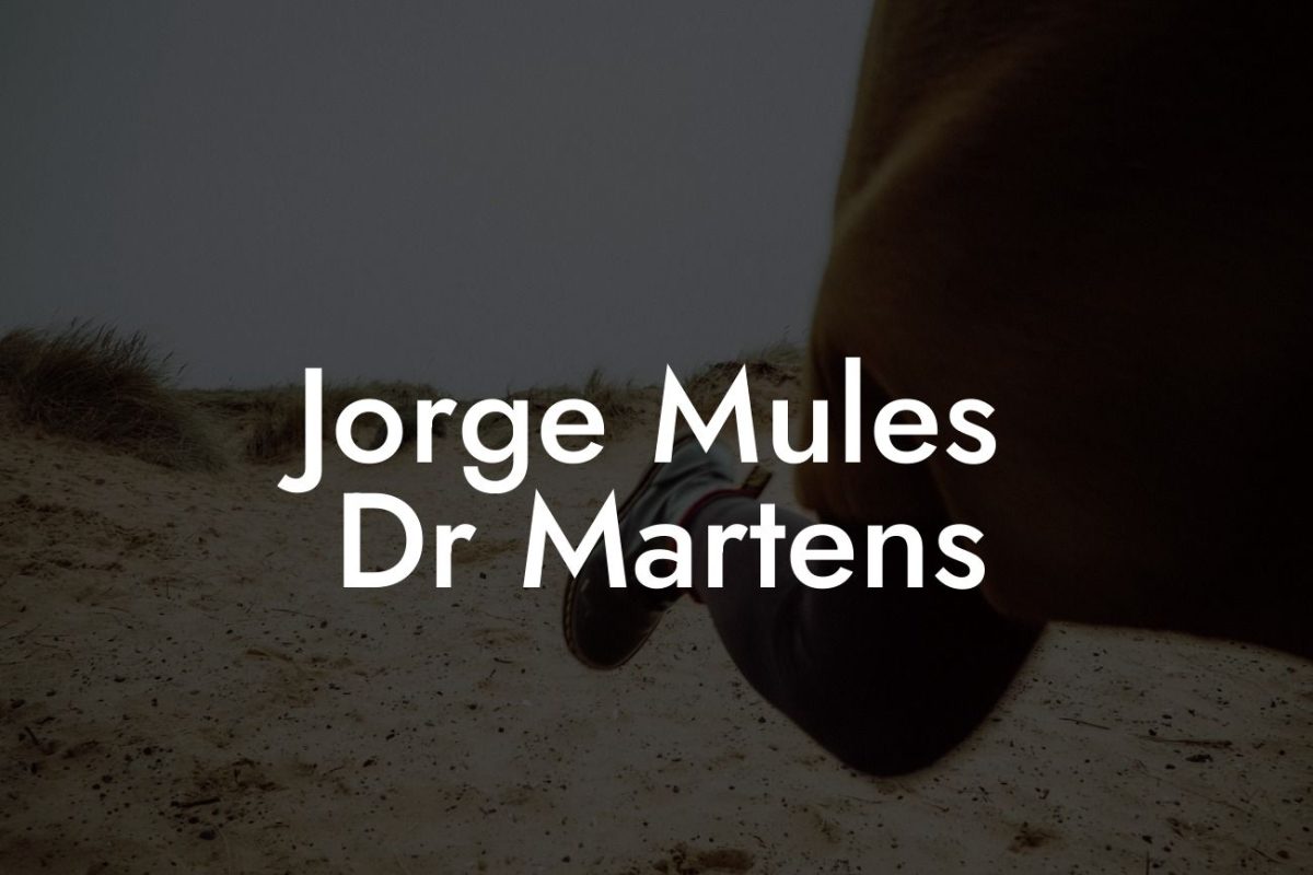 Jorge Mules Dr Martens