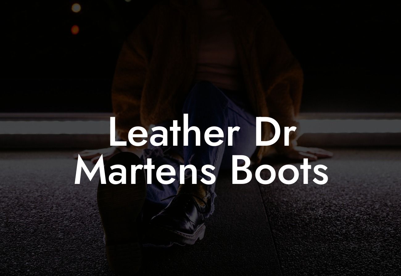 Leather Dr Martens Boots