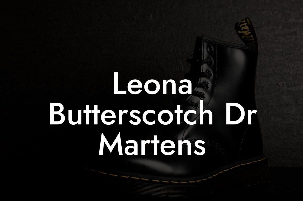 Leona Butterscotch Dr Martens