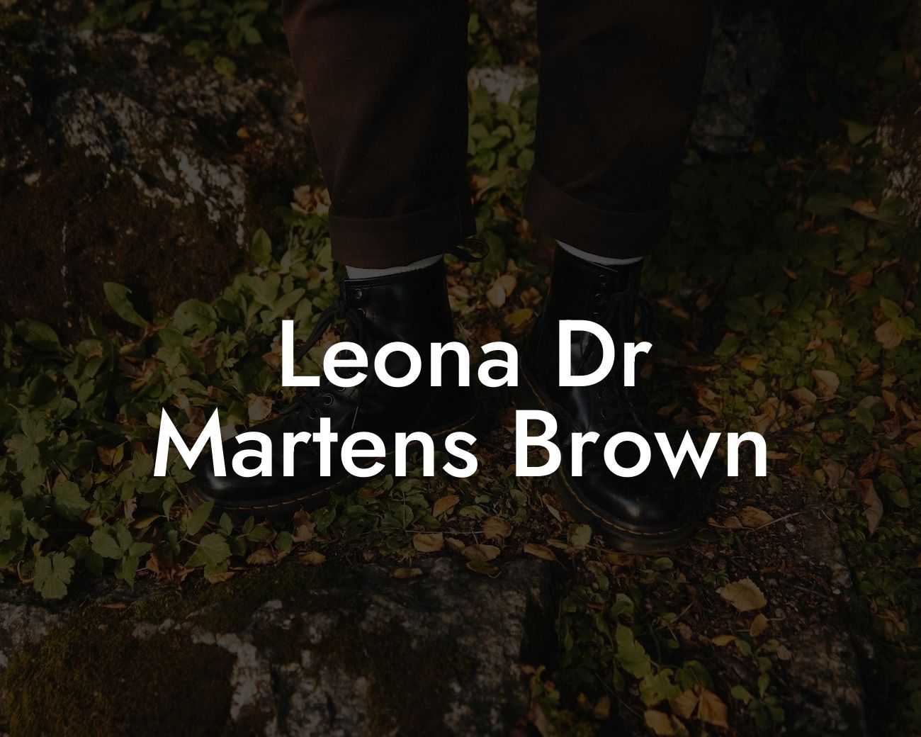 Leona Dr Martens Brown