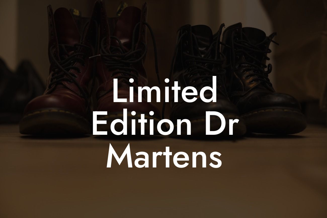 Limited Edition Dr Martens