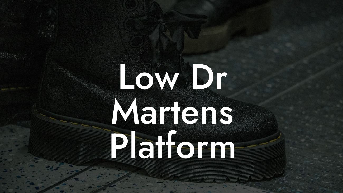 Low Dr Martens Platform