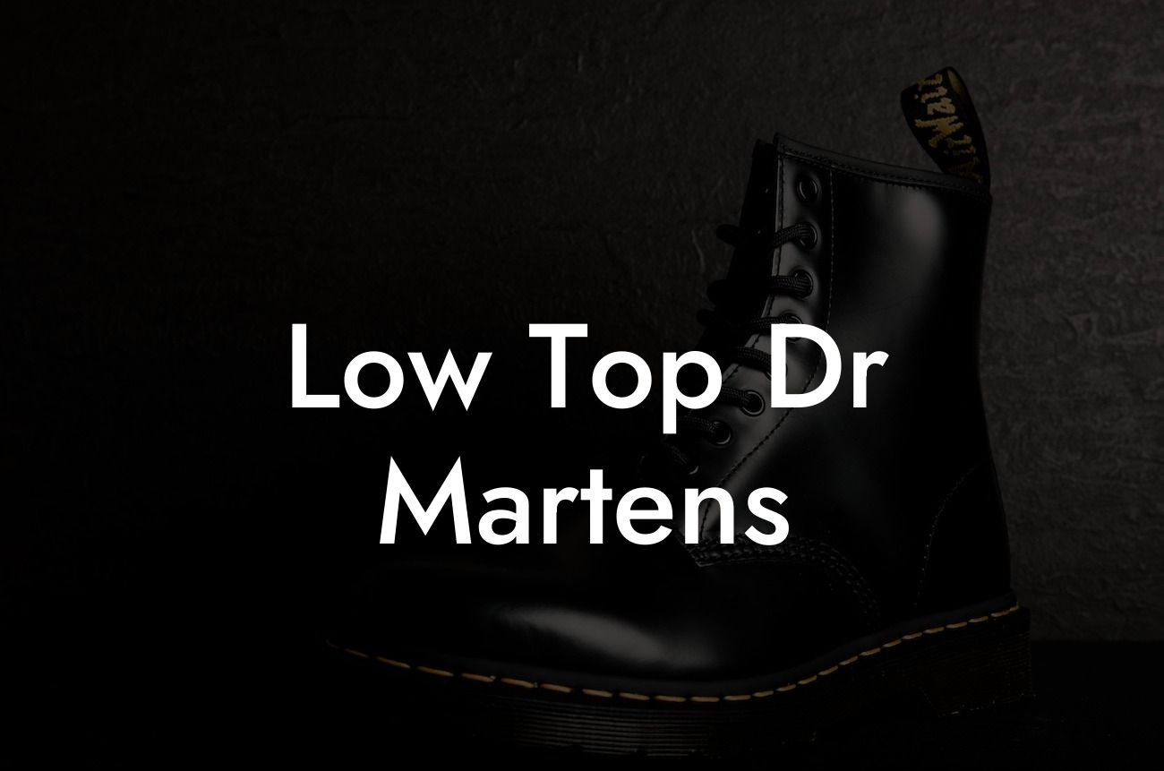 Low Top Dr Martens