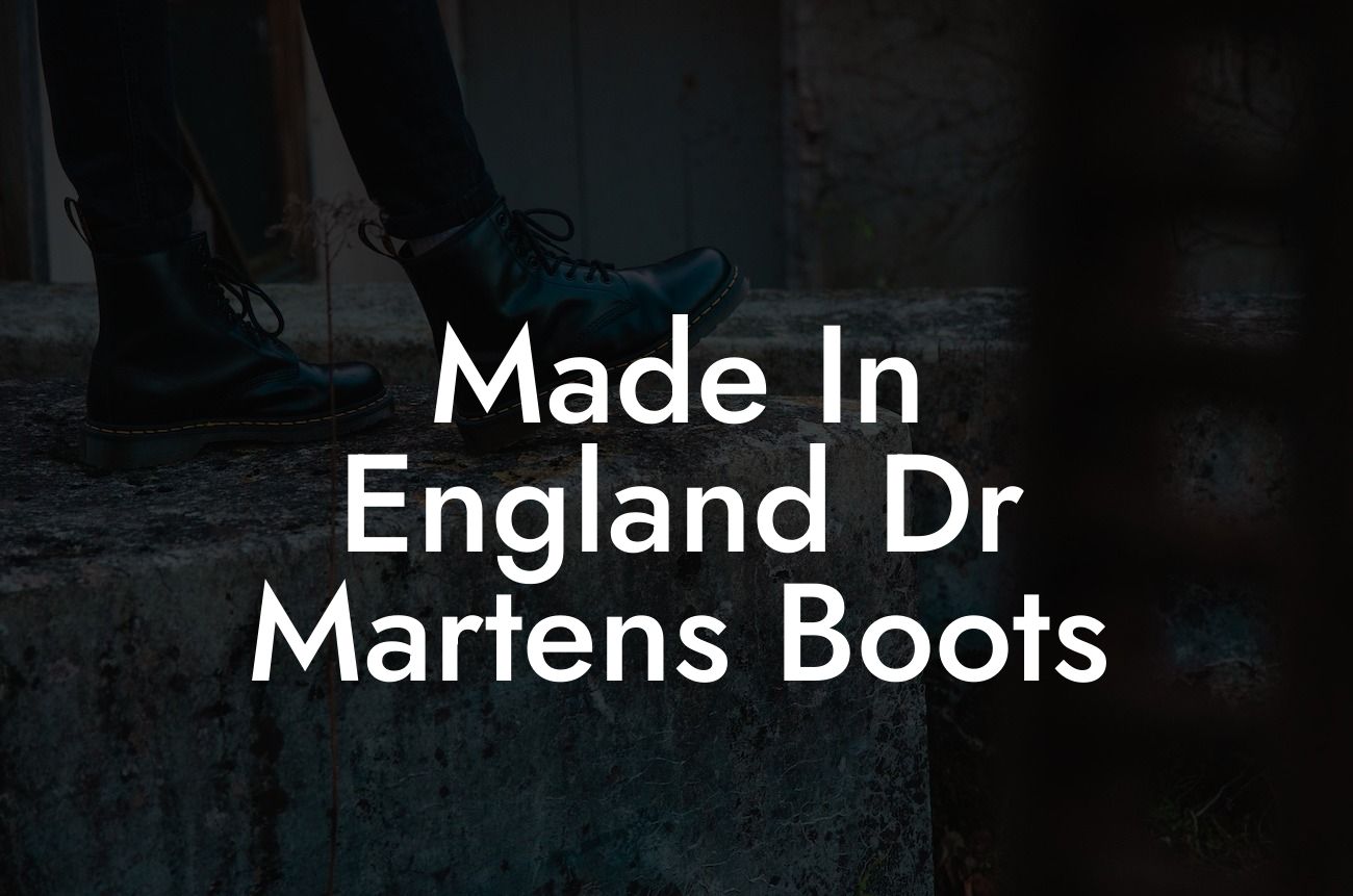 Made In England Dr Martens Boots