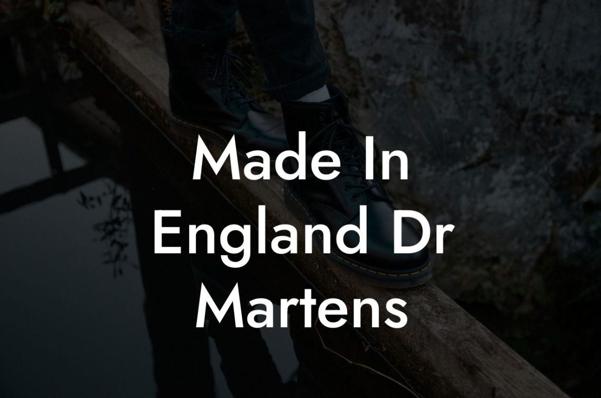 Made In England Dr Martens