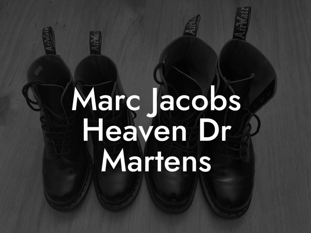 Marc Jacobs Heaven Dr Martens