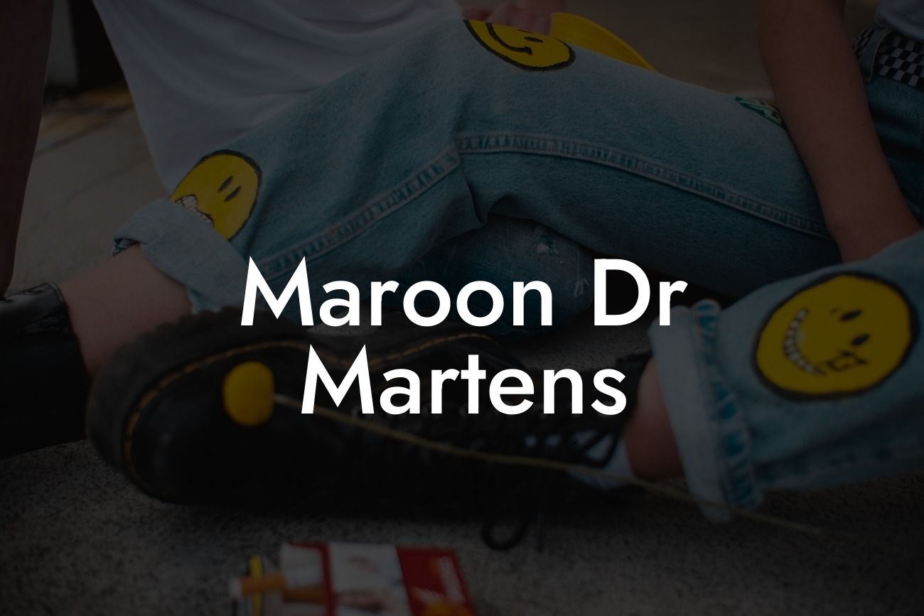 Maroon Dr Martens