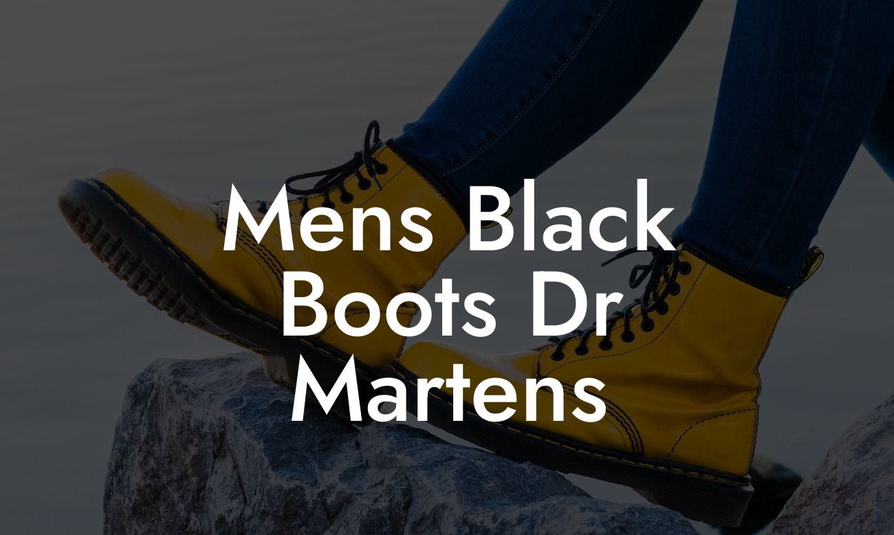 Mens Black Boots Dr Martens