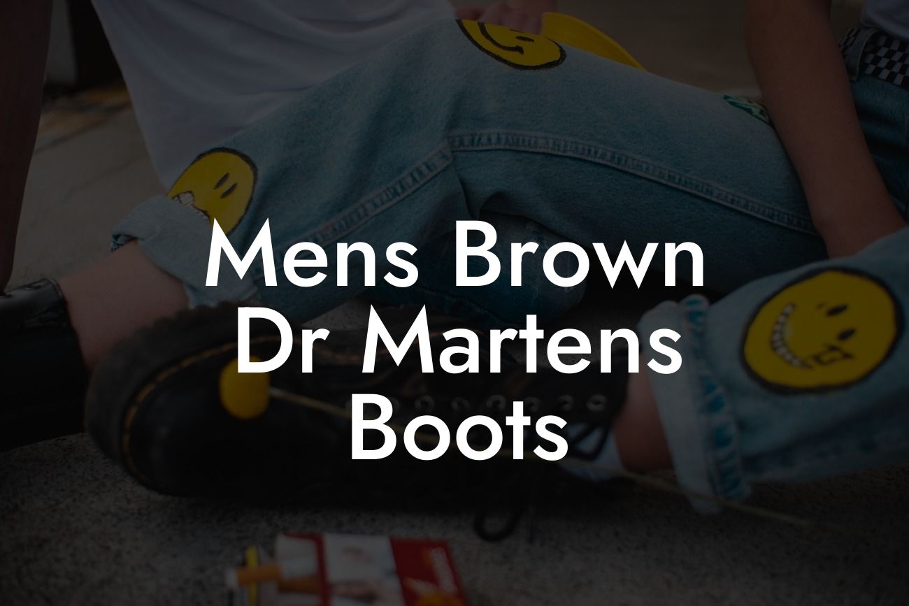 Mens Brown Dr Martens Boots