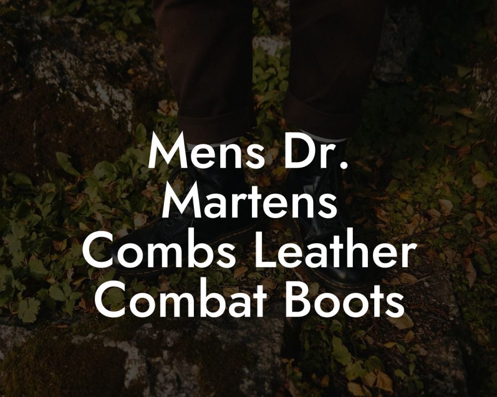 Mens Dr. Martens Combs Leather Combat Boots