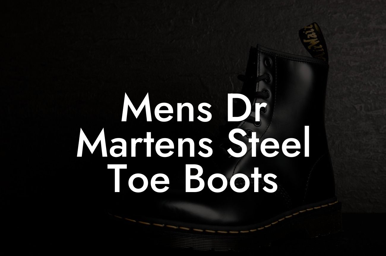 Mens Dr Martens Steel Toe Boots