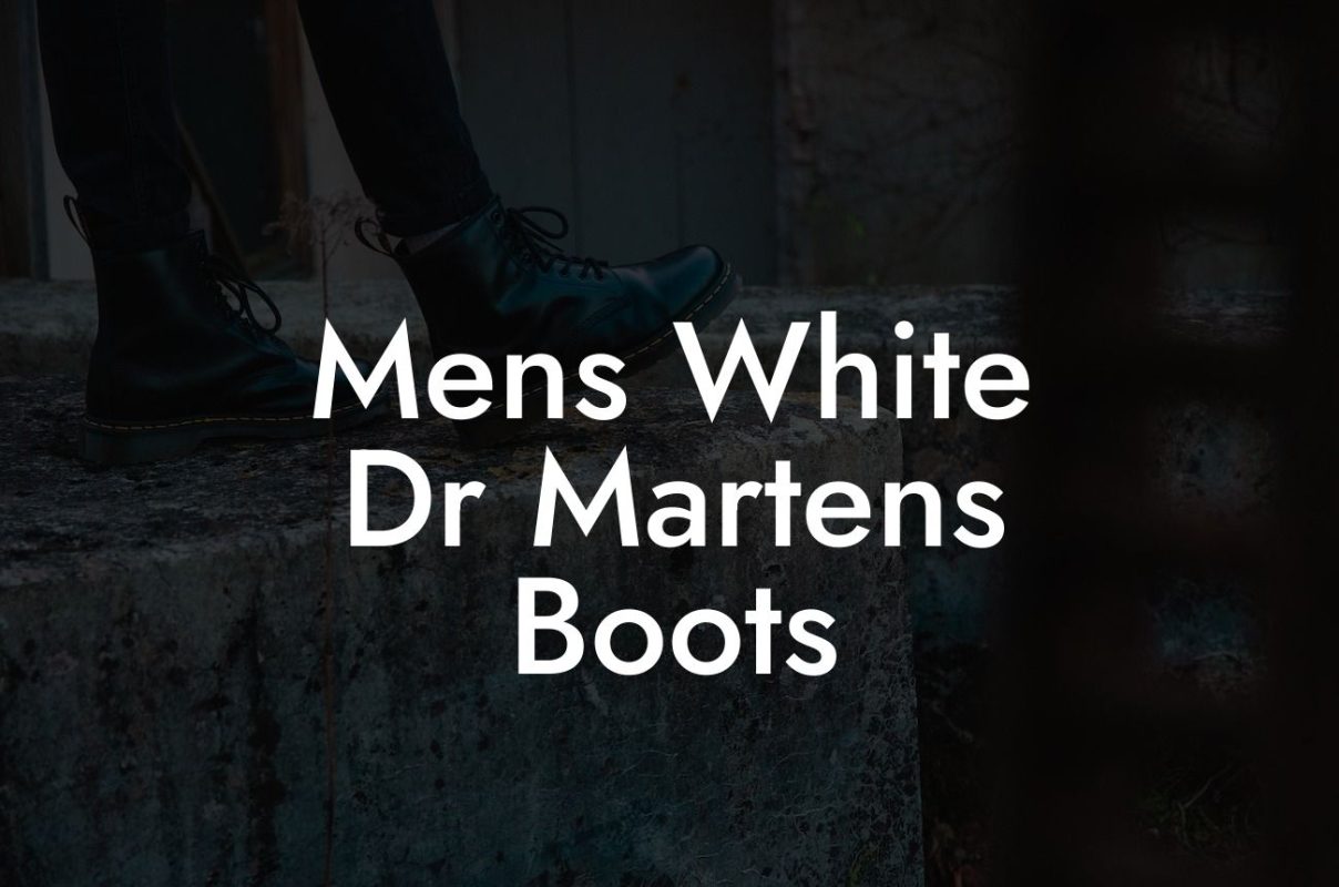 Mens White Dr Martens Boots