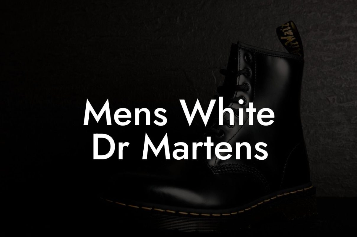 Mens White Dr Martens