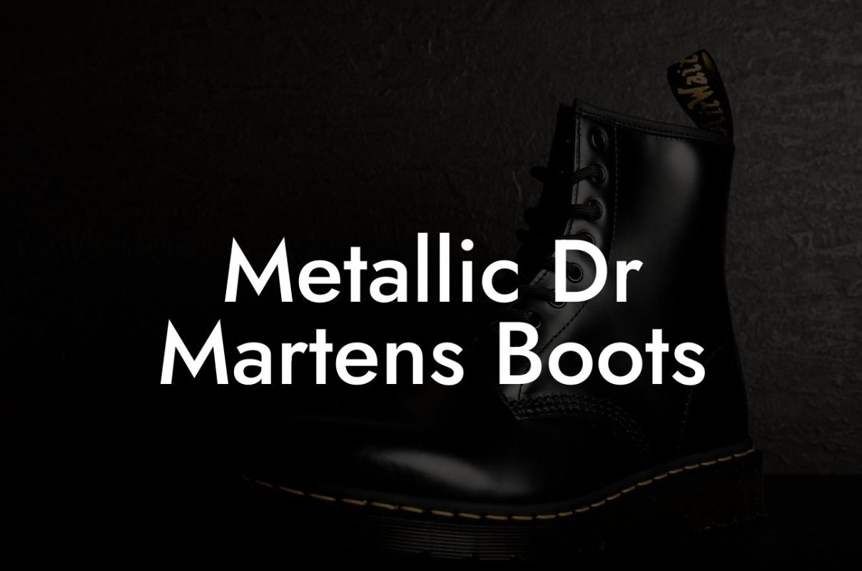 Metallic Dr Martens Boots