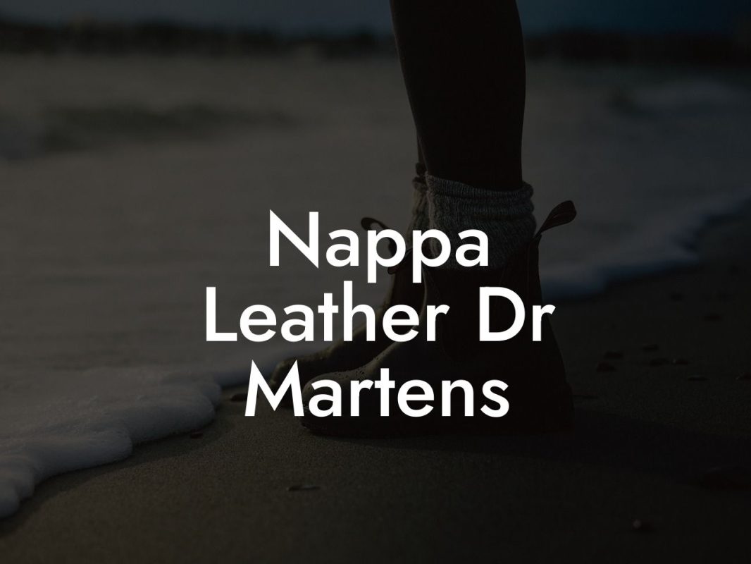 Nappa Leather Dr Martens