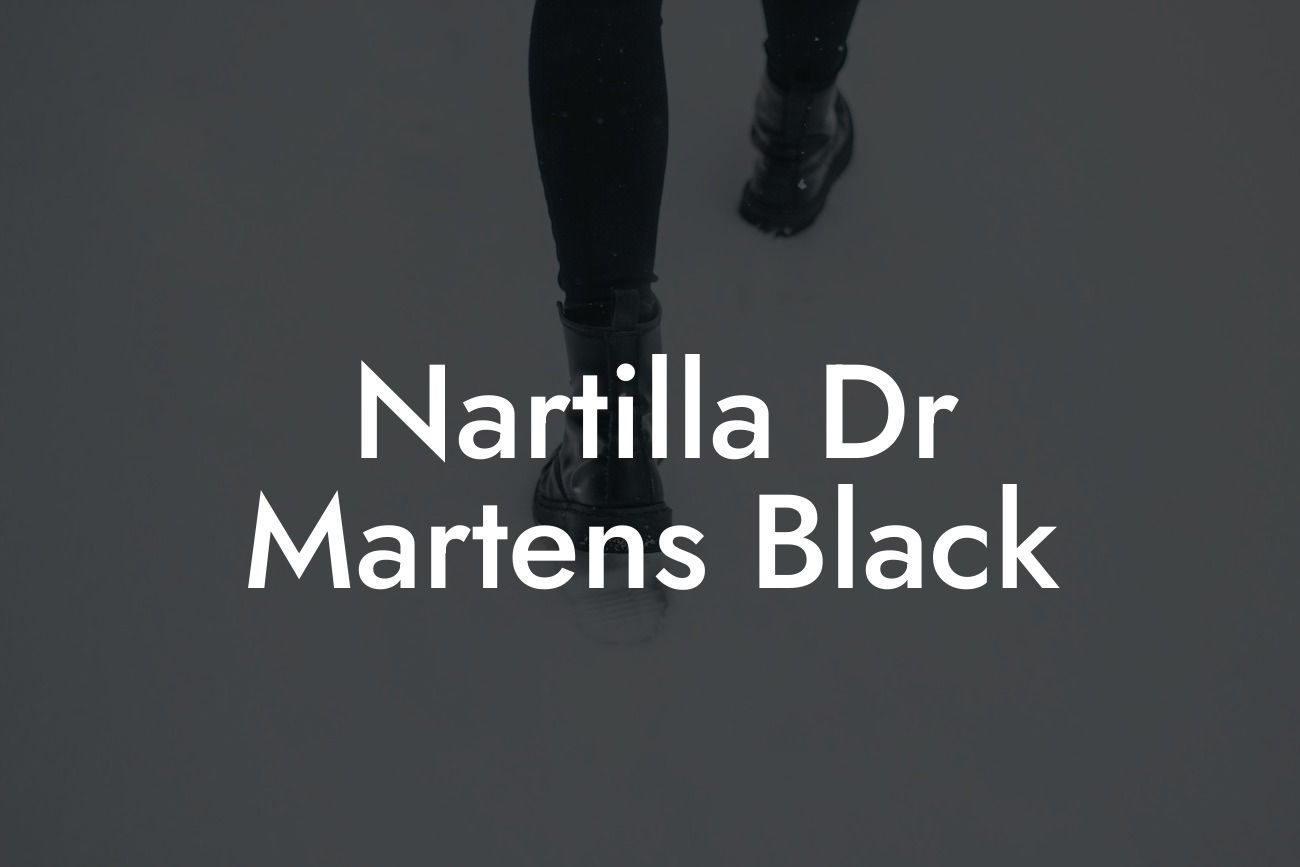 Nartilla Dr Martens Black