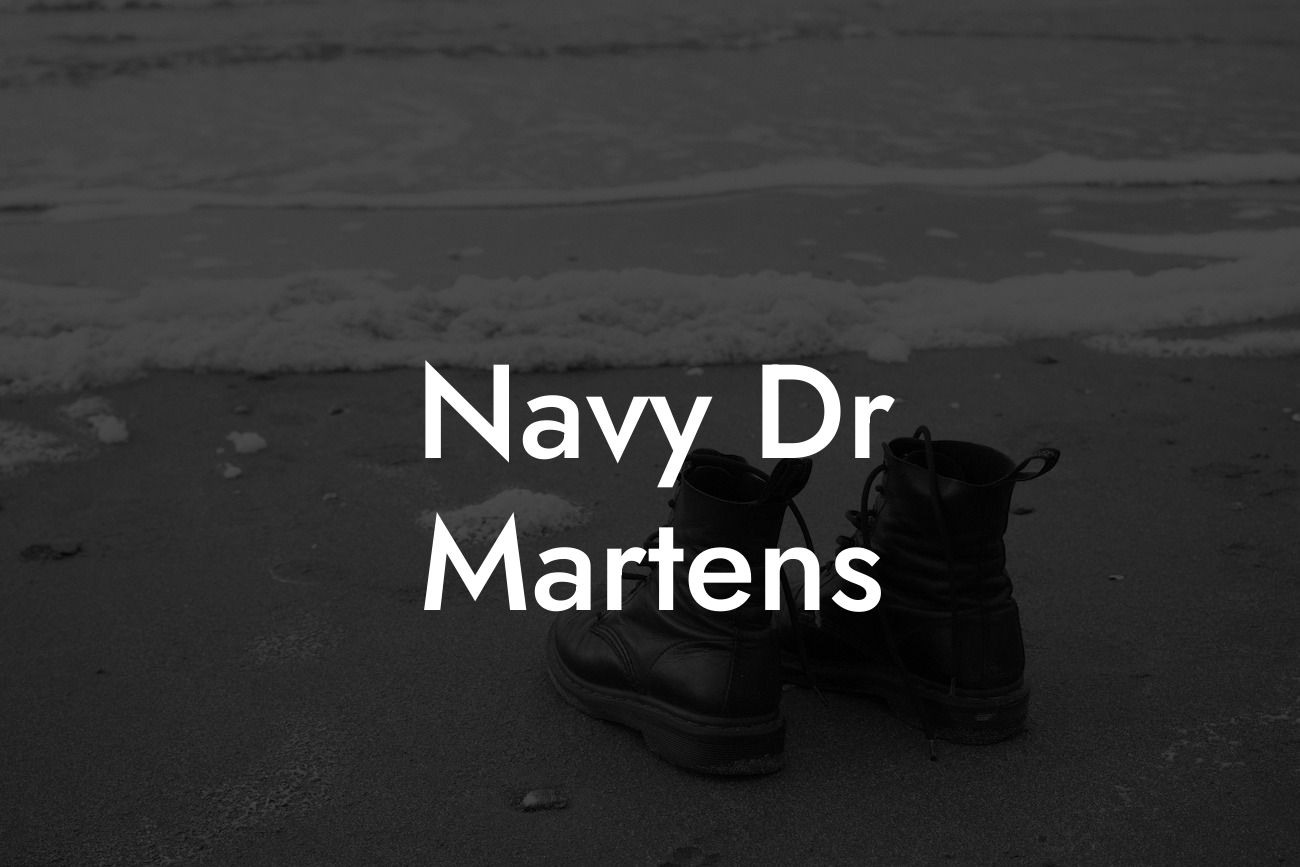 Navy Dr Martens