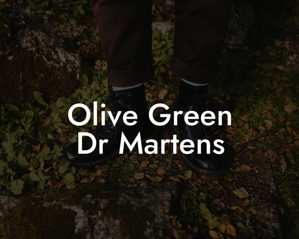 Olive Green Dr Martens