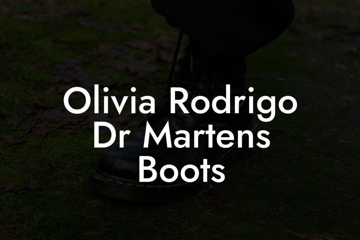 Olivia Rodrigo Dr Martens Boots