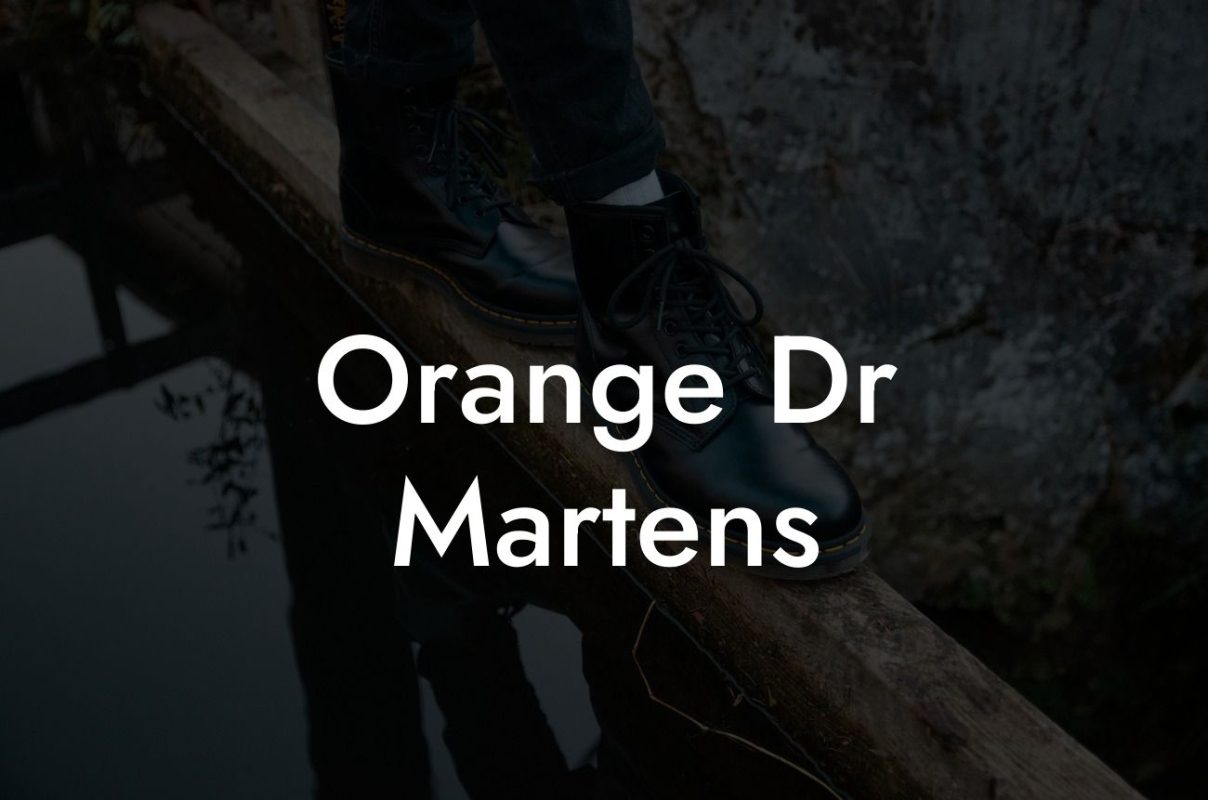 Orange Dr Martens