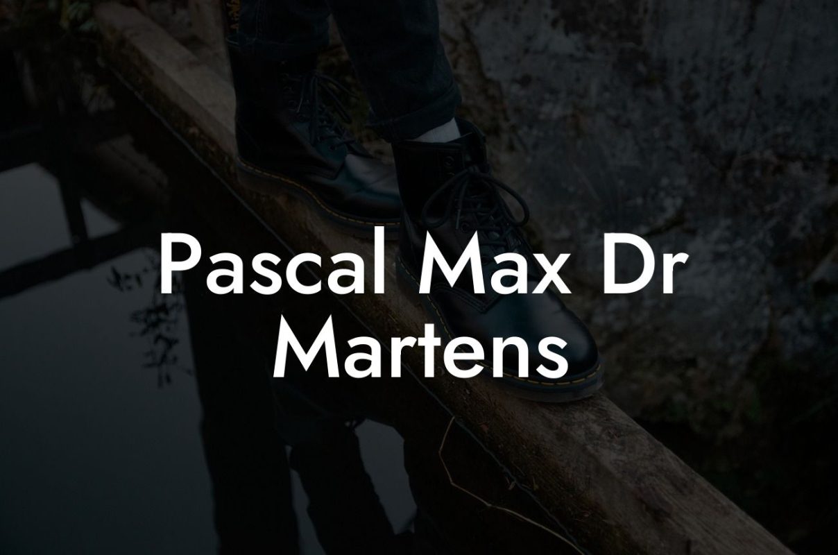 Pascal Max Dr Martens