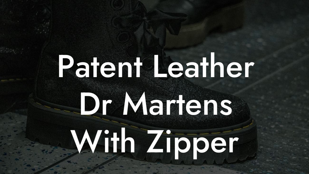 Patent Leather Dr Martens With Zipper