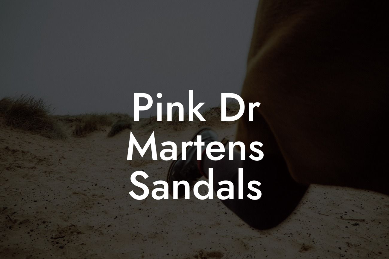 Pink Dr Martens Sandals