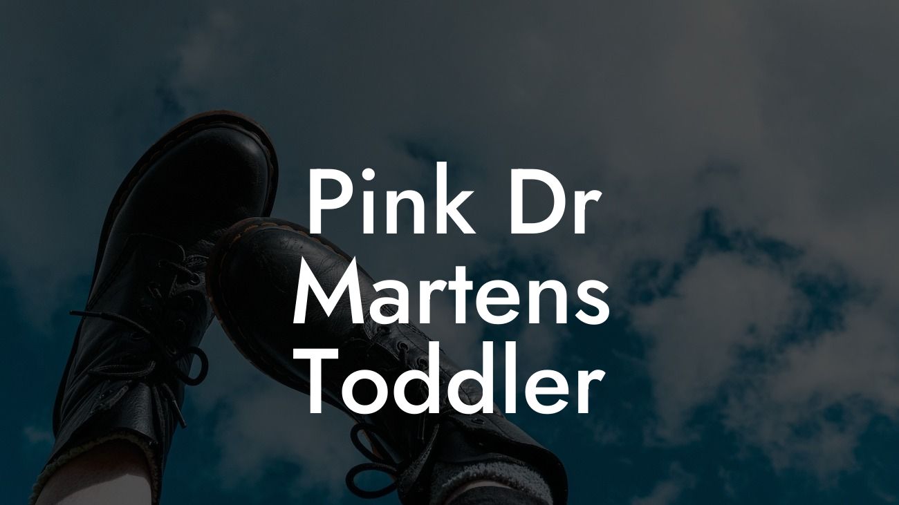 Pink Dr Martens Toddler