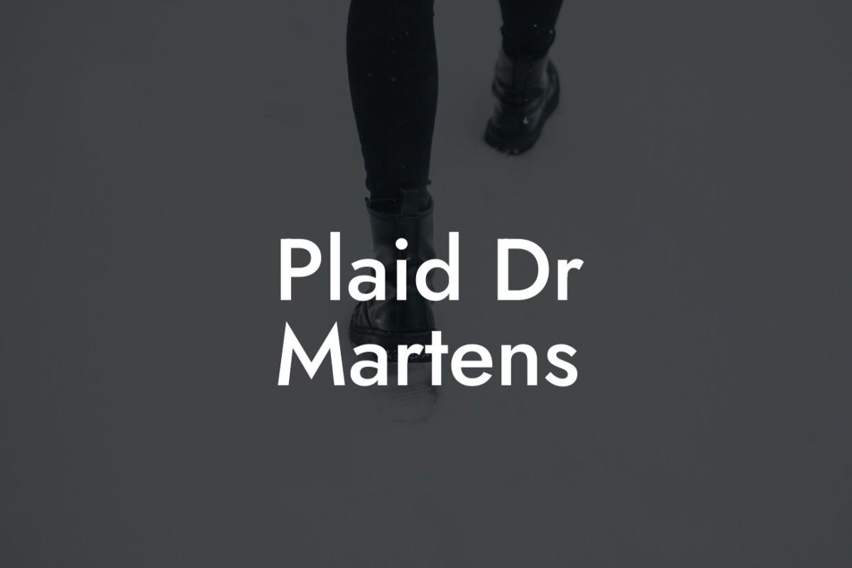 Plaid Dr Martens