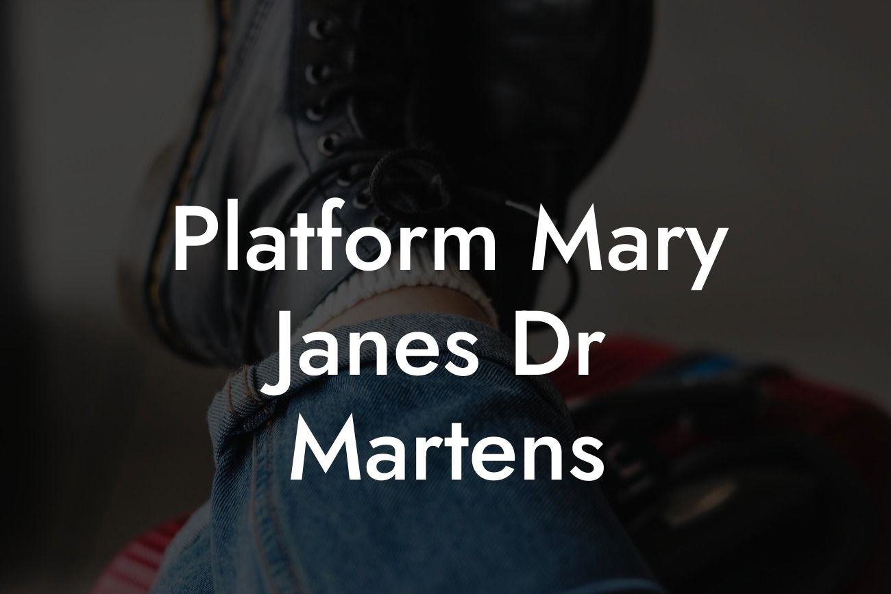 Platform Mary Janes Dr Martens