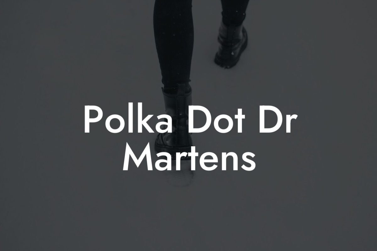 Polka Dot Dr Martens